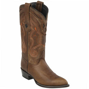 Men's Western Boots Honey Brown J-Toe