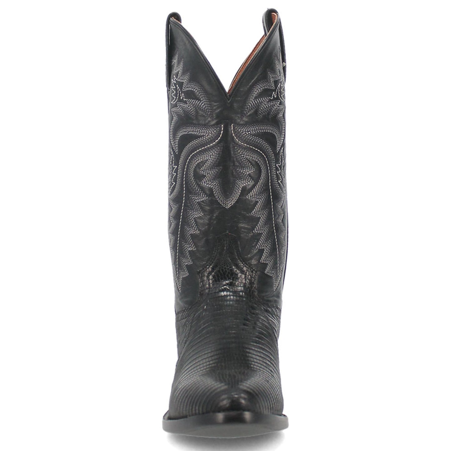 Dan Post Mens Winston Black Exotic Lizard Leather 13 Round Toe Cowboy Boot