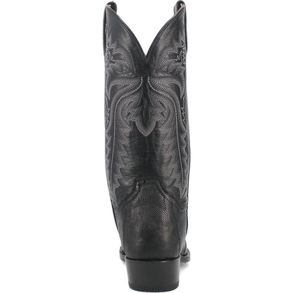 Dan Post Mens Winston Black Exotic Lizard Leather 13 Round Toe Cowboy Boot