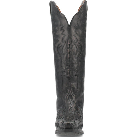 Dan Post Women’s Hallie Black 15 Snip Toe Medium Cowboy Boot