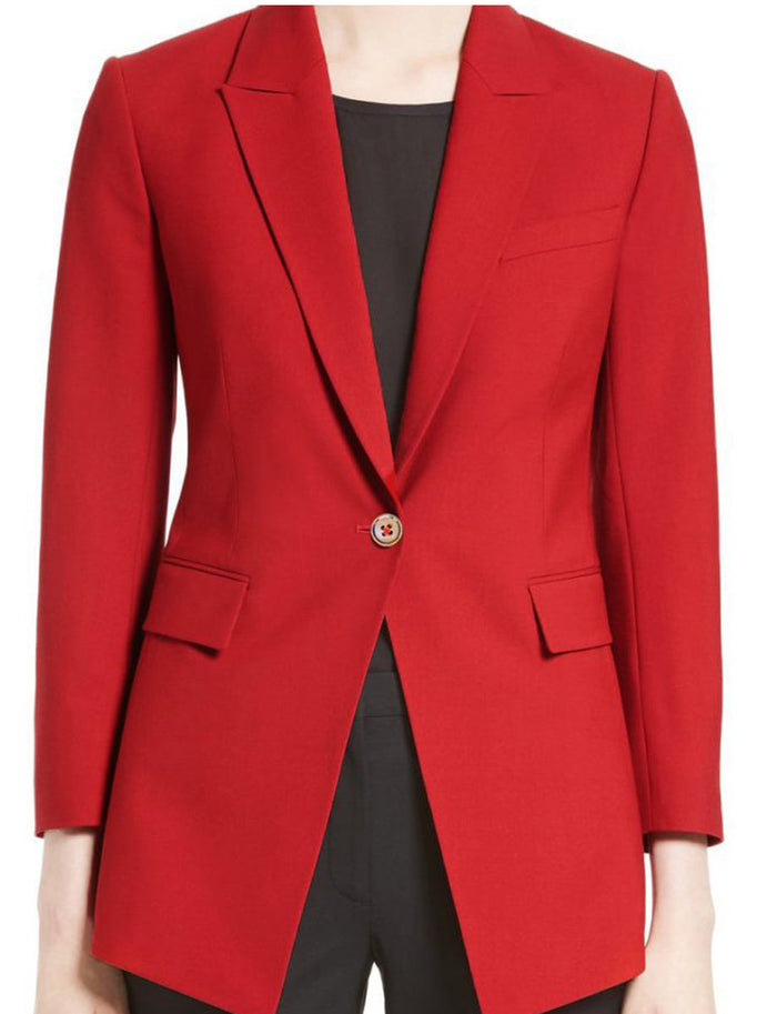Women’s Tailored Blazer Jacket – Elegant Business & Casual Layering Piece
