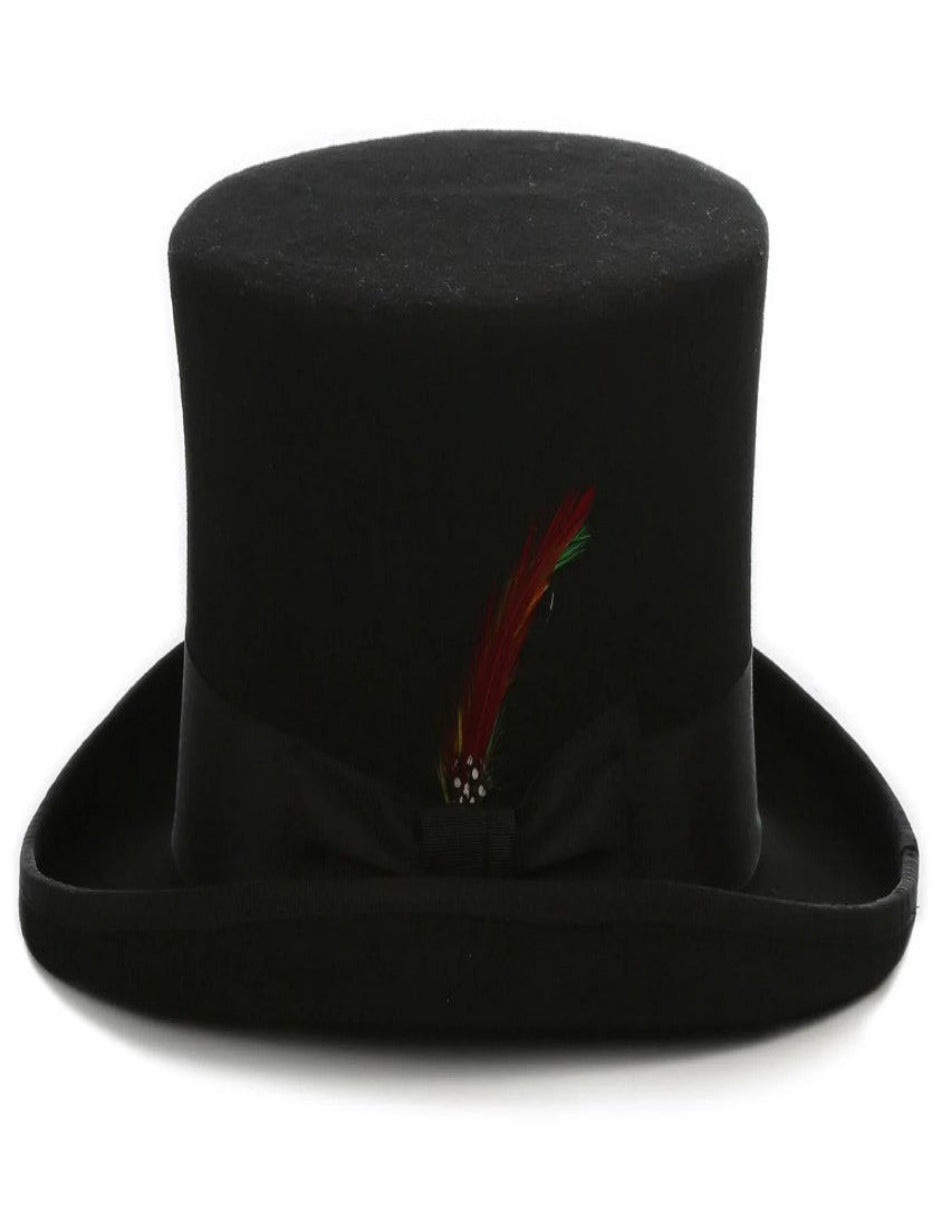 Black Dress Hat 1920s Fedora Style