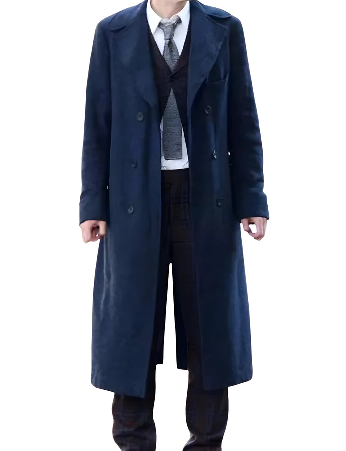 Unisex Wool Trench Coat – 14th Doctor Who Inspired David Tennant Cosplay Coat