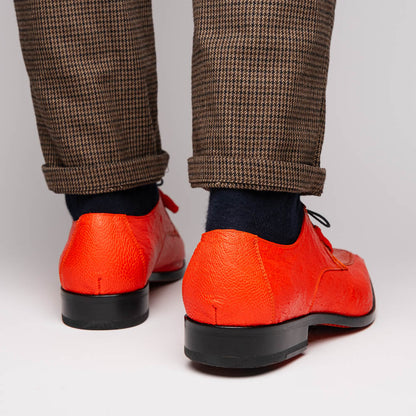 Marco_Di_Milano Andretti Orange Leather Shoe
