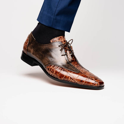 Marco_Di_Milano Anzio Orix Rustic Leather Shoes