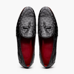 marco-di-milano-aubiere-black-ostrich-quill-tassel-loafers