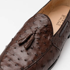 marco-di-milano-aubiere-brown-ostrich-quill-tassel-loafers