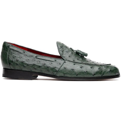 marco-di-milano-aubiere-green-ostrich-quill-tassel-loafers