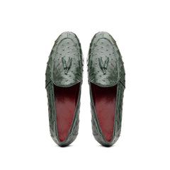 marco-di-milano-aubiere-green-ostrich-quill-tassel-loafers