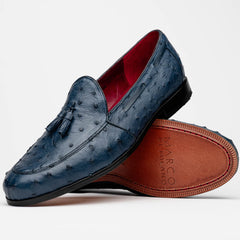 marco-di-milano-aubiere-navy-blue-ostrich-quill-tassel-loafers