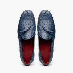 marco-di-milano-aubiere-navy-ostrich-quill-tassel-loafers