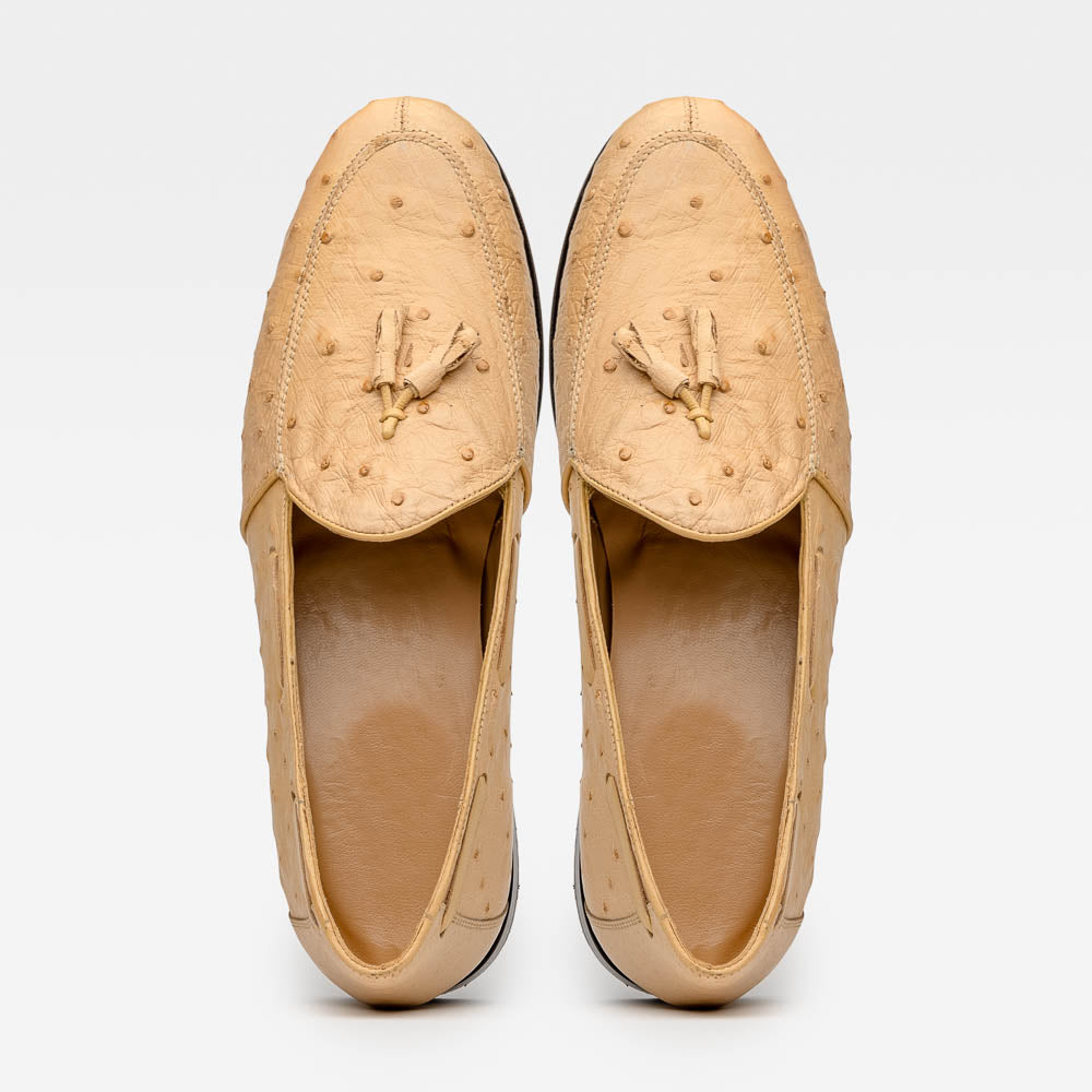 Marco Di Milano Aubiere Orix Ostrich Quill Tassel Loafers