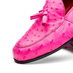 marco-di-milano-aubiere-pink-ostrich-quill-tassel-loafers