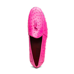 marco-di-milano-aubiere-pink-ostrich-quill-tassel-loafers