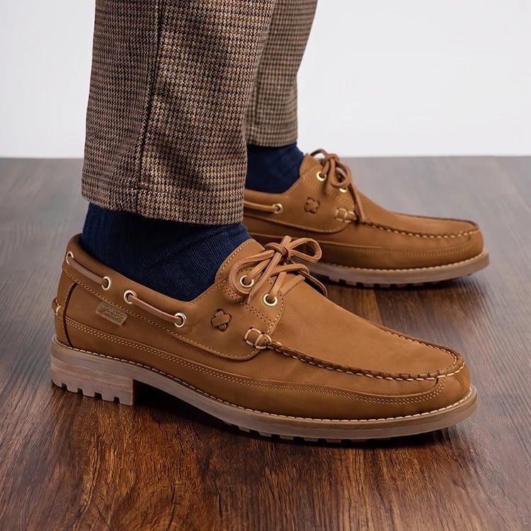 Marco Di Milano Amalfi Bronze Premium Calf Leather Boat Shoes - view 10