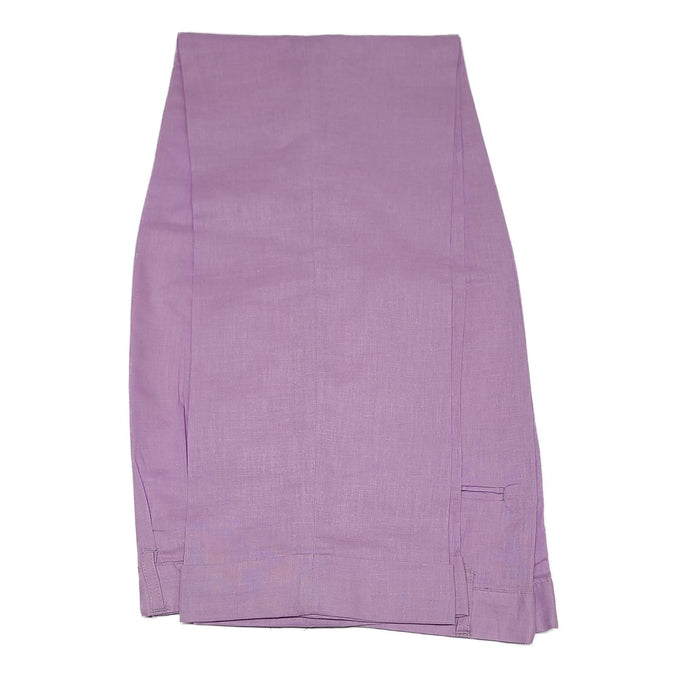 Mens Lavender Linen Shirt and Pants Casual Outfit Set
