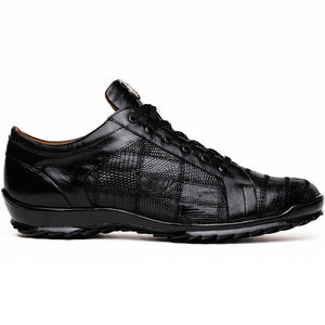Marco Di Milano Bari Black Leather Luxury Shoe