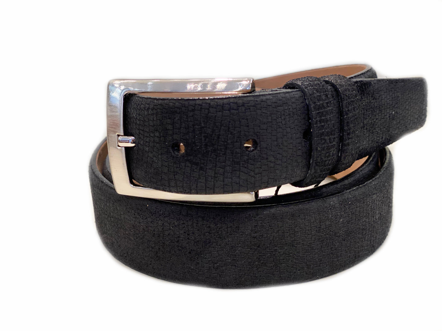CBelt -1547  Design Suede Belt - Navy Suede