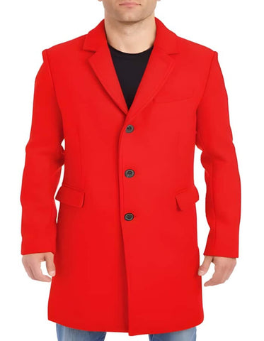 Men's Big And Tall Designer Men's Wool Men's Peacoat Sale ~ Winter Coats Wool Fabric 3XL 4XL 5XL 6XL - Men's Tuxedo USA