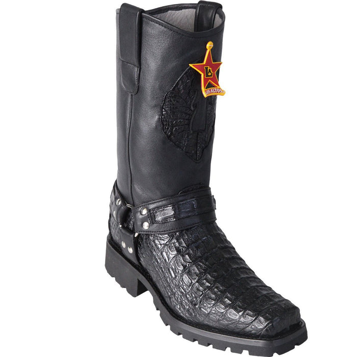 Botas de Cocodrilo Caim?­n Panza Biker para Motociclista