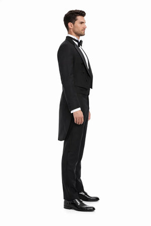Black Classic Tail Coat Tuxedo