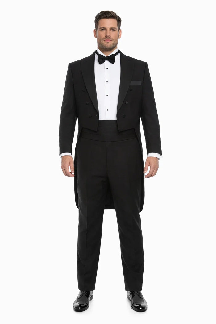 Black Classic Tail Coat Tuxedo