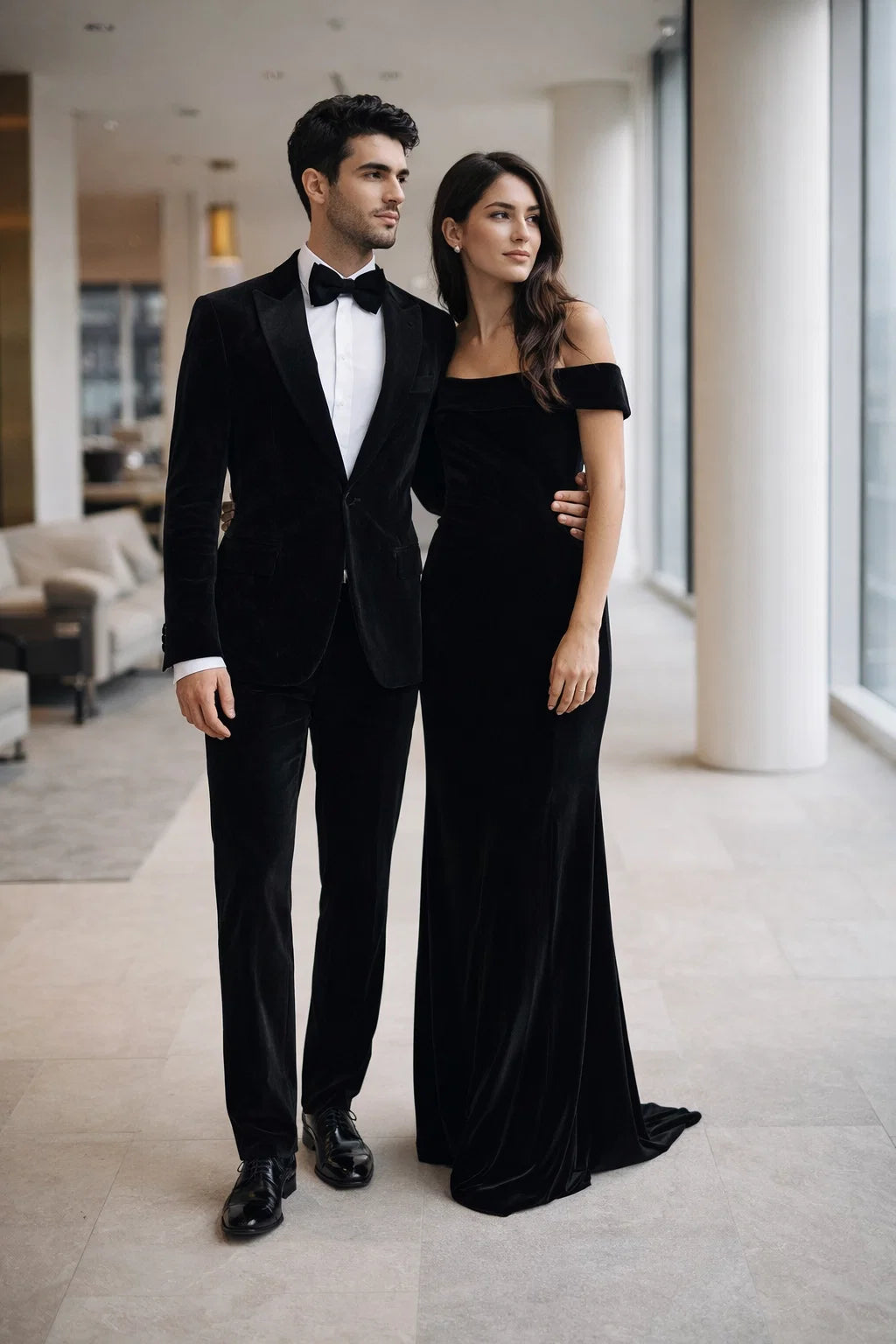 Black Men??s Suit ?? Rossi Man Leo RM1575 with Modern Sleek Fit