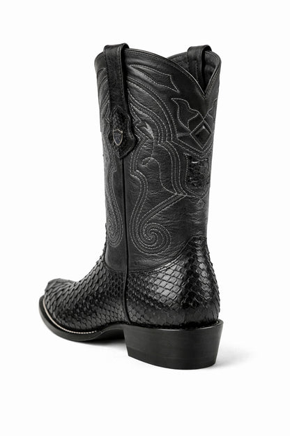 Men's Wild West Python Skin J Toe Boots 29957
