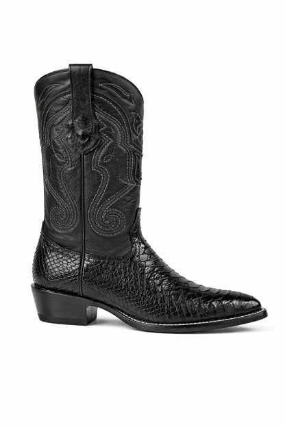 Men's Wild West Python Skin J Toe Boots 29957