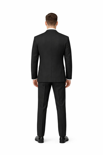 Modern Fit Tiglio Wool Double-Breasted Suit – Premium Tailored Formal Suit