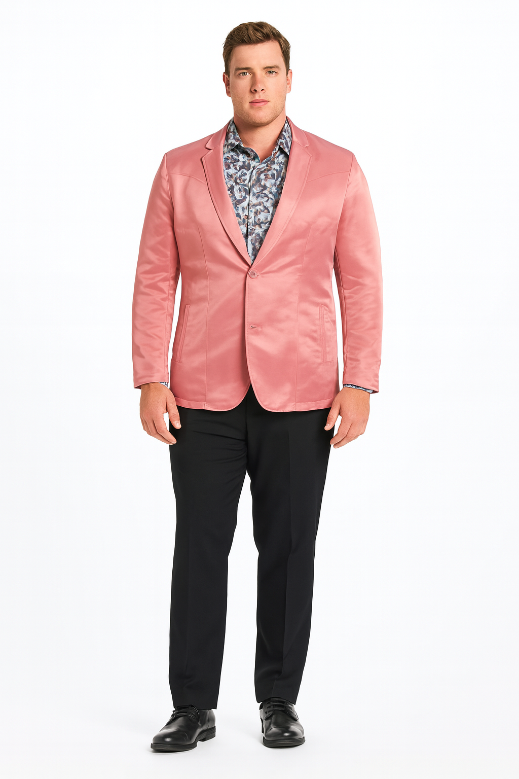 Men's Slim Fit Western Blazer Sportcoat Mauve Sacos Vaqueros Para Hombre