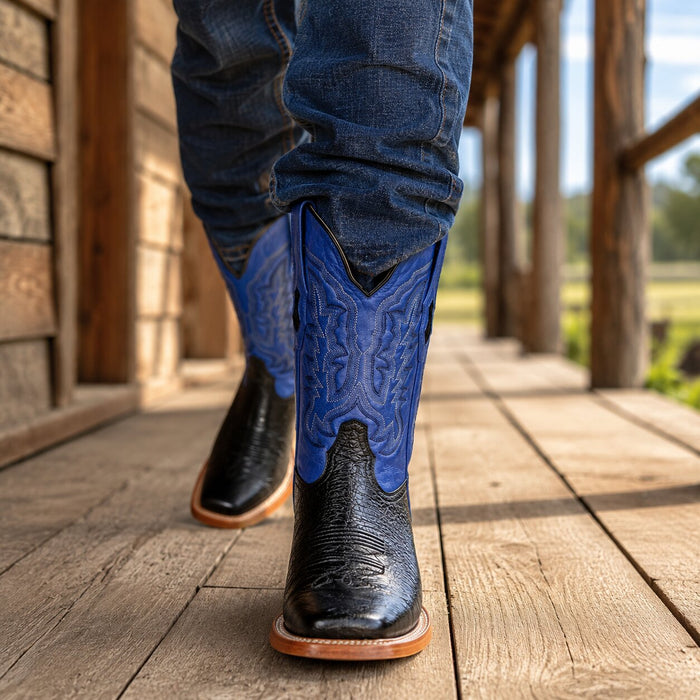 Smooth Ostrich Boots