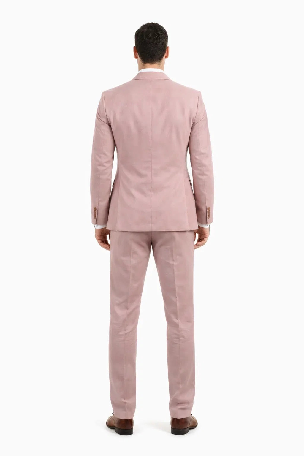 Blush Color Suit For Men - Mauve Suit - Wedding  Slim Fit Suit