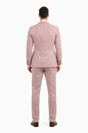 Blush Color Suit For Men - Mauve Suit - Wedding  Slim Fit Suit