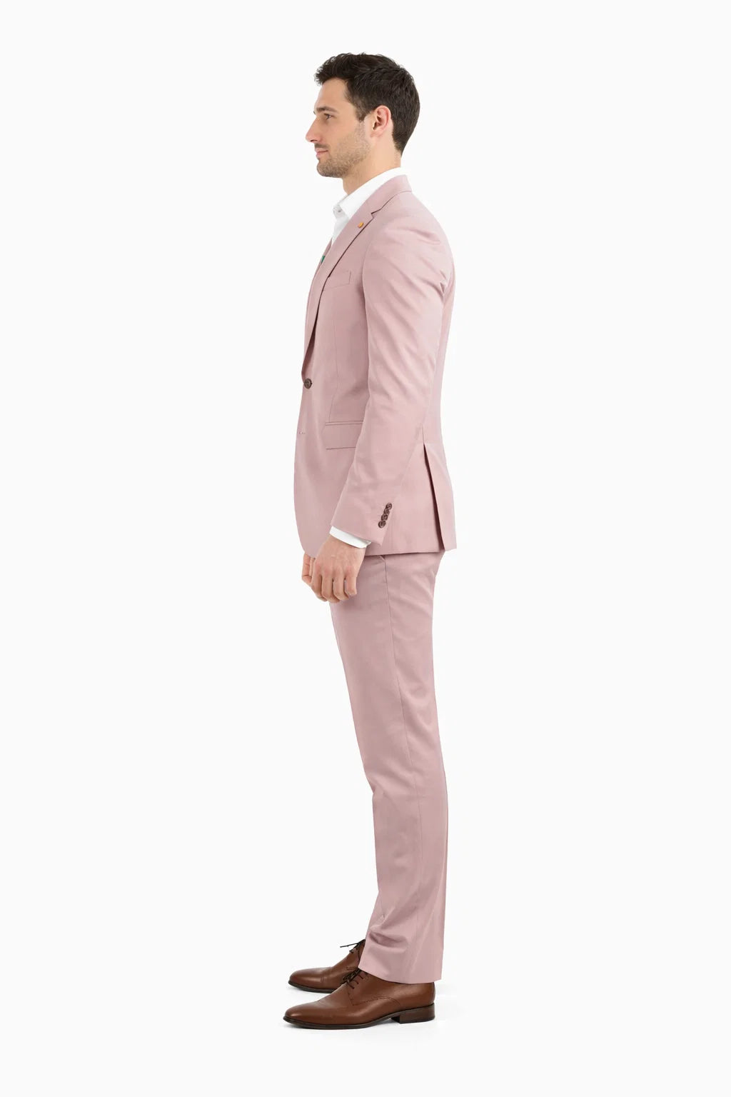 Blush Color Suit For Men - Mauve Suit - Wedding  Slim Fit Suit