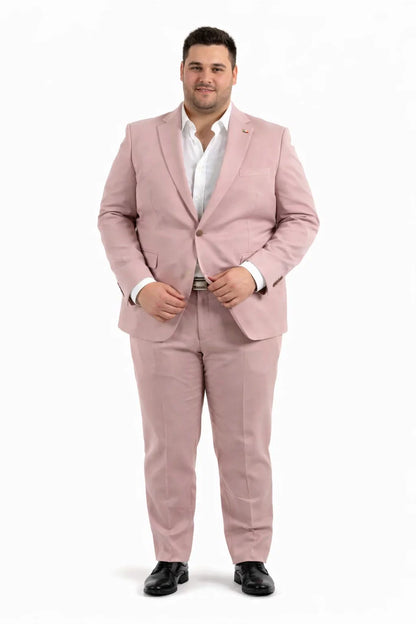Blush Color Suit For Men - Mauve Suit - Wedding  Slim Fit Suit