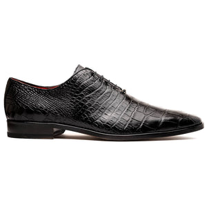 Marco_Di_Milano Bono Black Leather Luxury Shoe