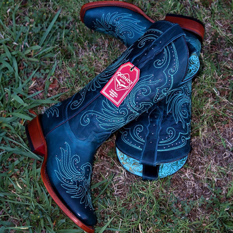 Blue Cowgirl Boots
