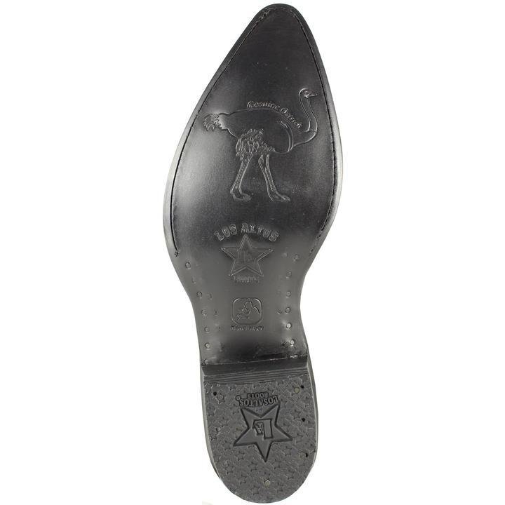 Botas de Avestruz Original Horma Puntal  -B
