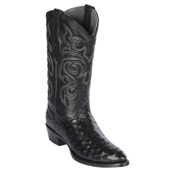 Botas de Avestruz Original Punta Redonda LAB-650305