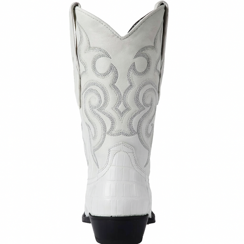 Botas de  Cocodrilo - Caiman Cola Horma Puntal- A
