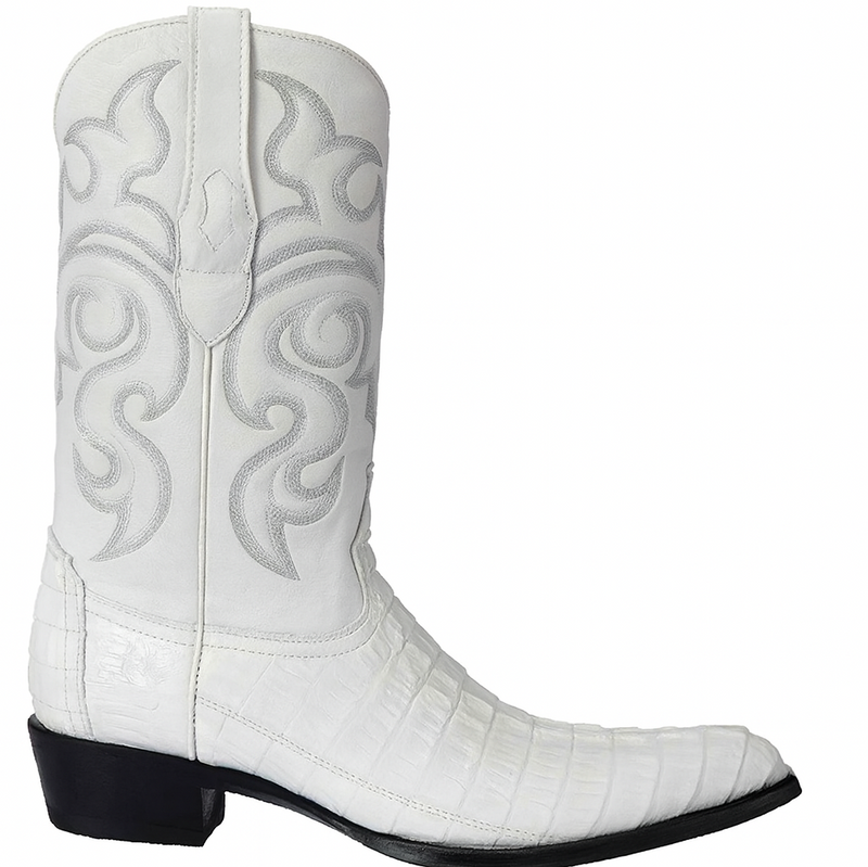 Botas de  Cocodrilo - Caiman Cola Horma Puntal- A
