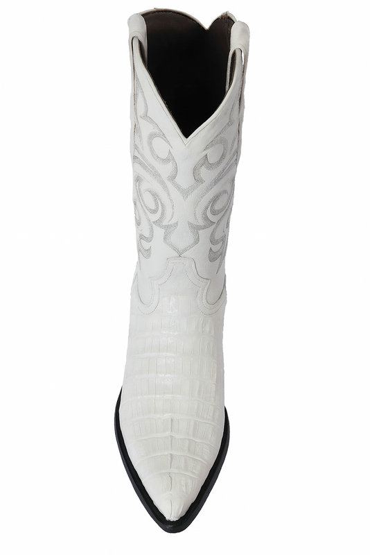 Botas de  Cocodrilo - Caiman Cola Horma Puntal- A