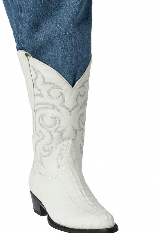 Botas de  Cocodrilo - Caiman Cola Horma Puntal- A