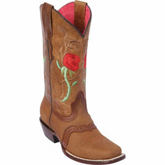 botas-altas-de-cuero-crazy-con-rosas-para-mujer-en-horma-rodeo