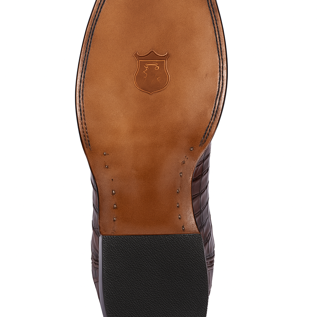 Botas de Cocodrilo Caiman Cola Horma Europea