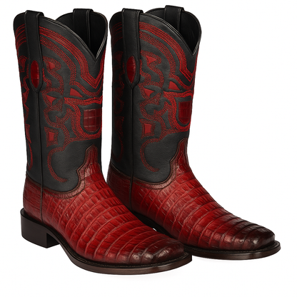 Botas de Cocodrilo Caiman Cola Horma Europea