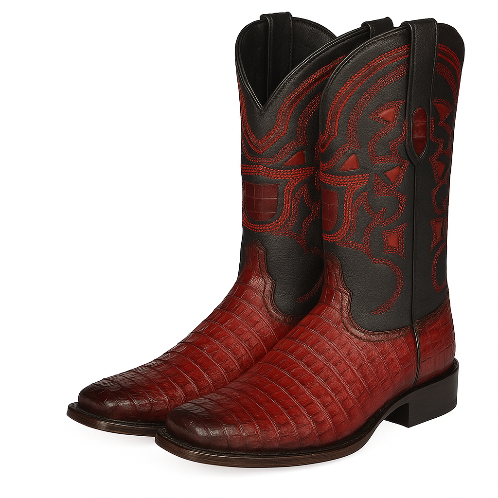Botas de Cocodrilo Caiman Cola Horma Europea