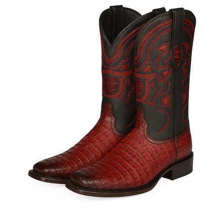 Botas de Cocodrilo Caiman Cola Horma Europea
