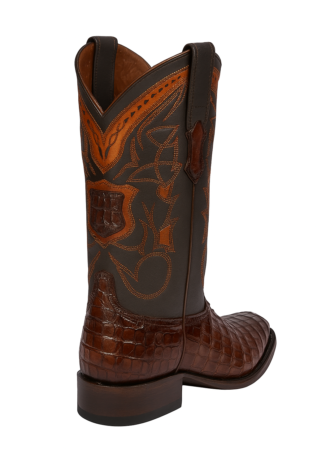 Botas de Cocodrilo Caiman Cola Horma Europea